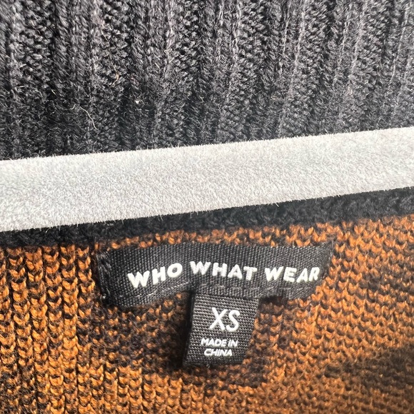 Who what wear leopard print sweater size xs - Picture 3 of 4
